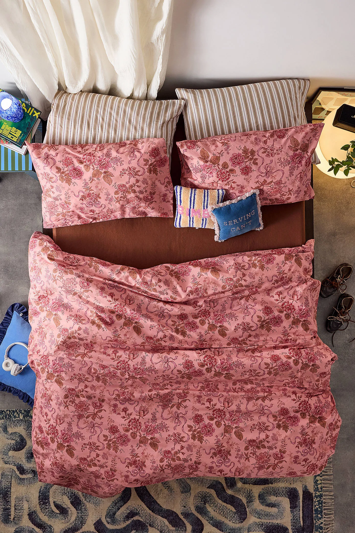 Catlyn Floral Duvet Set - Blush