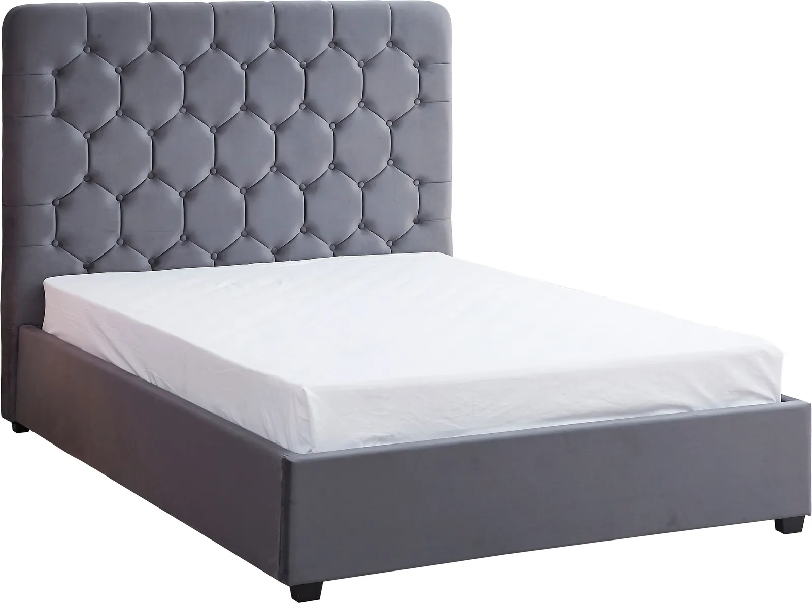 Seconique Madison 4'6" Bed (Double) in Grey 5