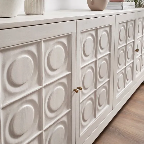 Theodore Extra Wide Sideboard, Mango Wood 5