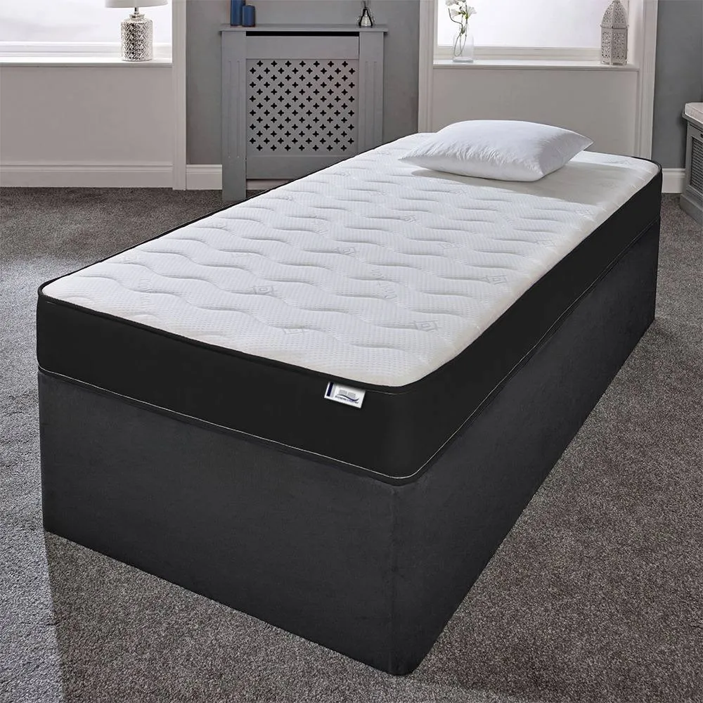 eXtreme Comfort Ltd 18cm Hybrid Memory Foam Spring Mattress CoolTouch Cover in Black 3