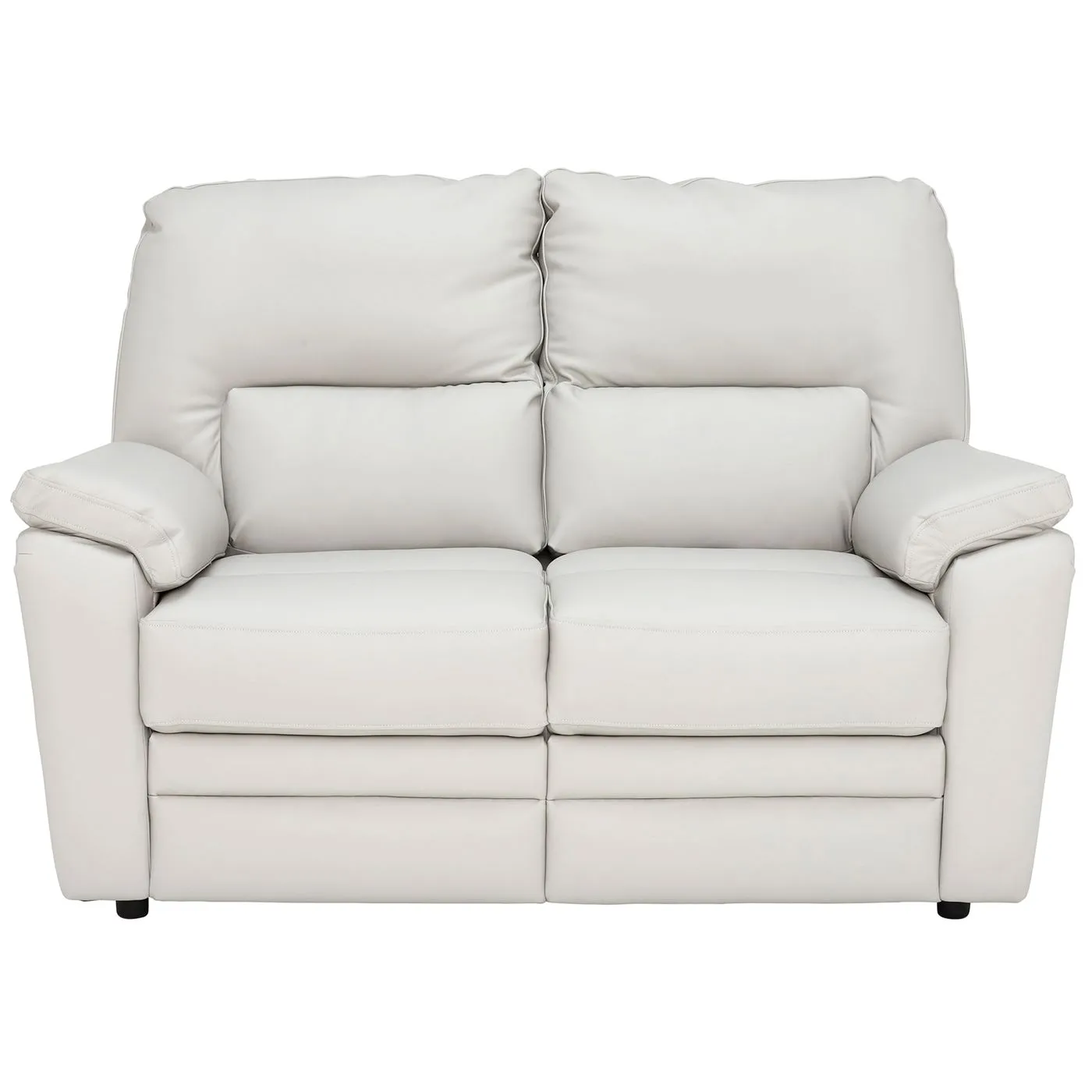 Teifi 2 Seater Leather Sofa, Como Dove