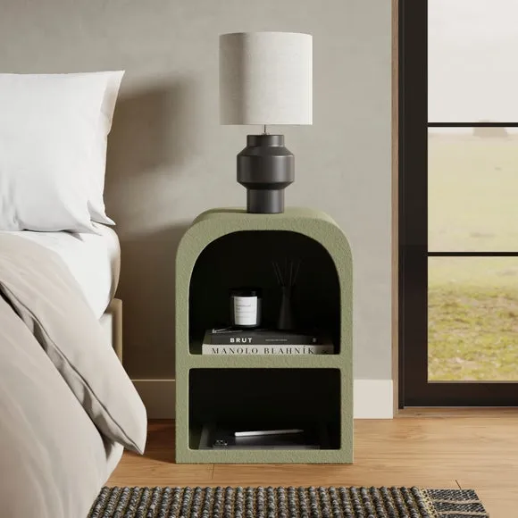 Drue Sculpted Bedside Table