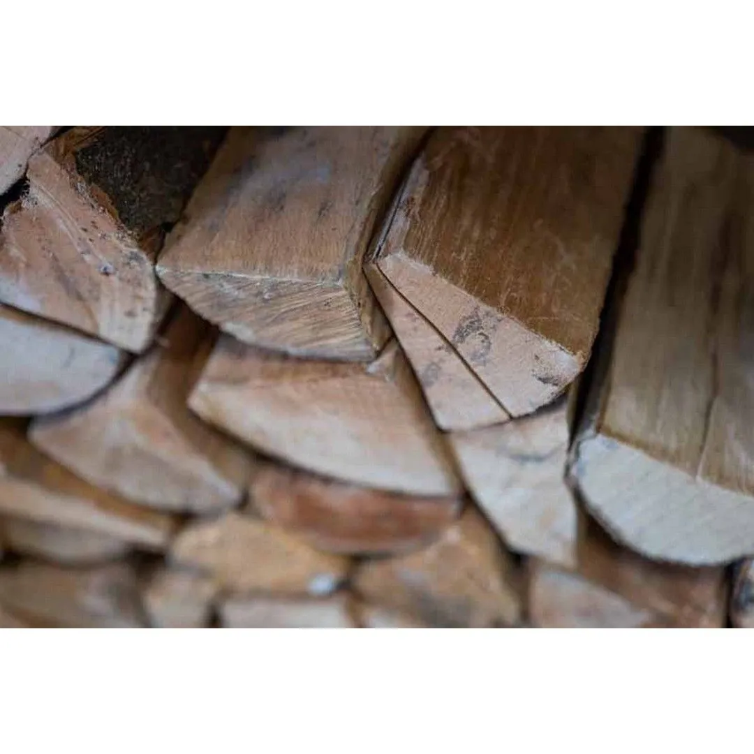 Buttercup Farm Billington Log Store Small - Timber - L96 x W160.6 x H123 cm in Brown 4