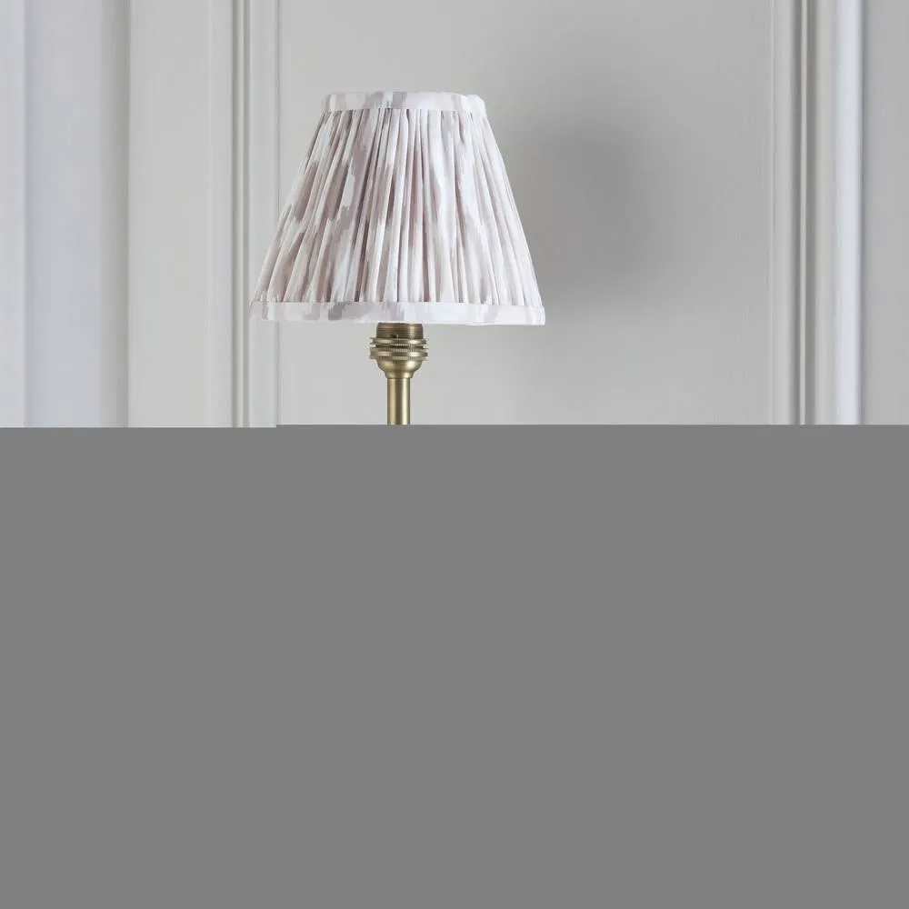 Netlighting Diamond Tall & Ikat 16cm Wall Lamp Antique Brass Neutral Print in Gold 5