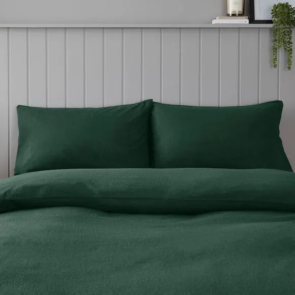 Soft & Cosy Luxury 100% Brushed Cotton Standard Pillowcase Pair 2