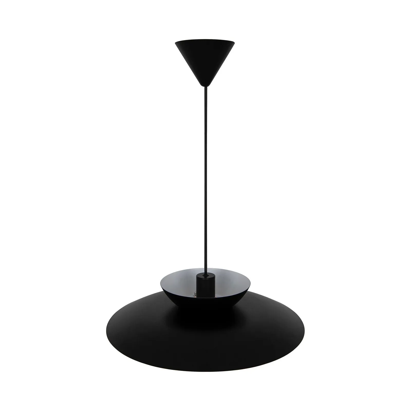 Nordlux Carmen Pendant Light Black Metal Dining Room E27 Mains 45cm 6