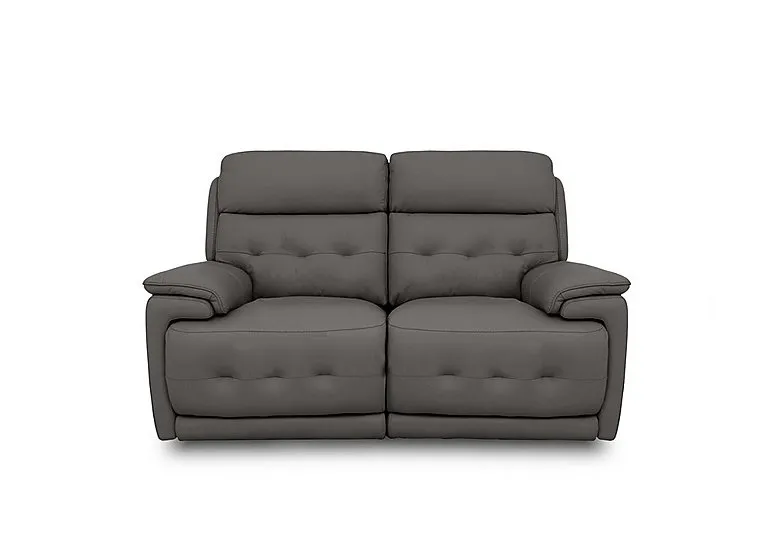 Brescia Leather 2 Seater Sofa - BV Elephant