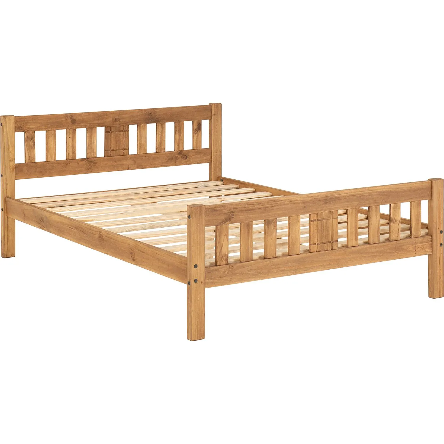 Seconique Rio 4'6" Double Bed in Natural 2