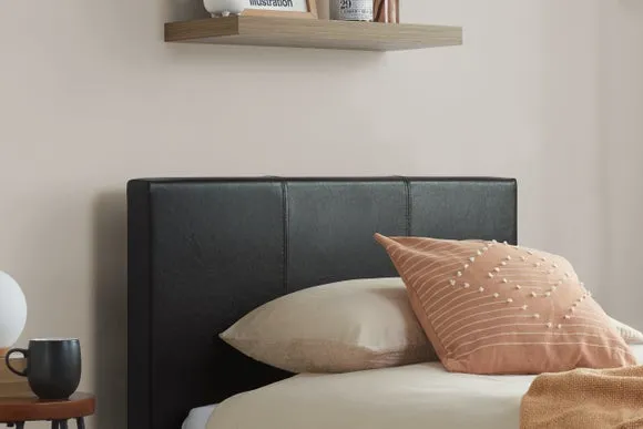 Berlin Ottoman Bed Frame, Faux Leather 3
