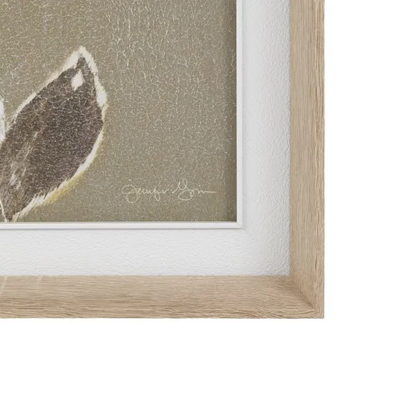 Cedar and Sage Soft Textured Greenery Framed Canvas 5