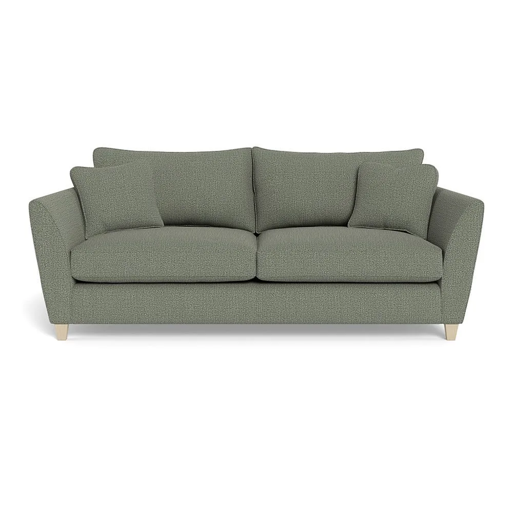 Heal's Torino 4 Seater Sofa Boucle Tweed Lapis Natural Feet 1