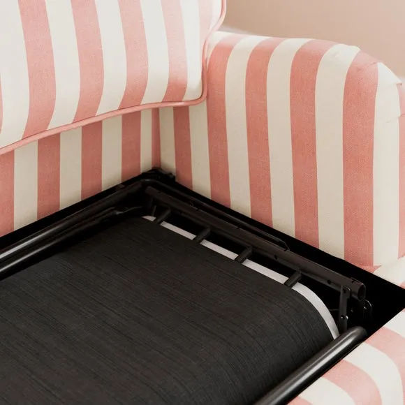 Beatrice II Woven Stripe 3 Seater Sofa Bed 3