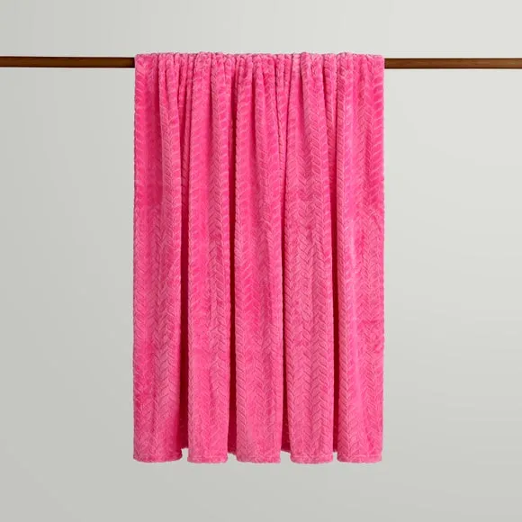 Amelia Recycled Throw Blanket, 200cm x 200cm 2