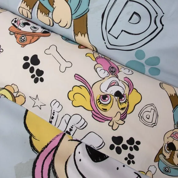 Paw Patrol Sketchy Polycotton Duvet Cover & Pillowcase Set 2