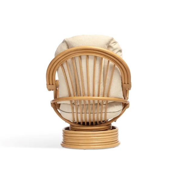 Desser Vale Rattan Laminated Swivel Rocking Chair 3