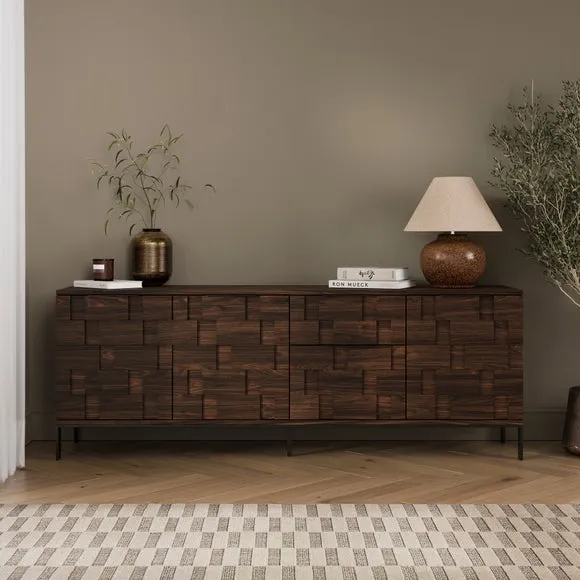 Watson Extra Wide Sideboard, Wood Effect 1
