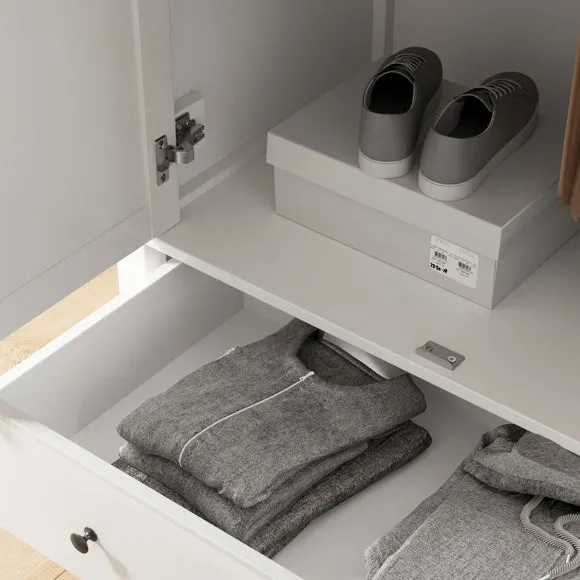 Lynton Double 1 Drawer Wardrobe 4