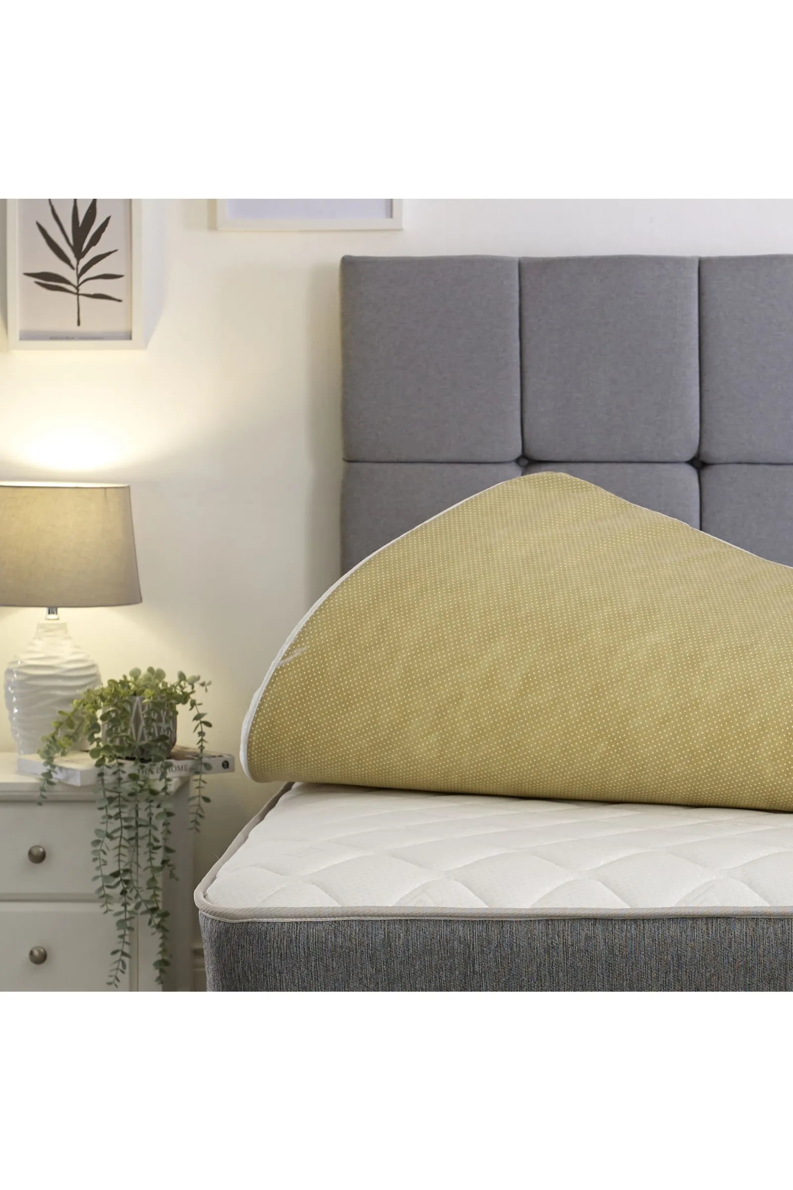 eXtreme Comfort Ltd Westwood Fabric Mattress Topper 1 Inch Deep lush Comfort Breathable in White 6