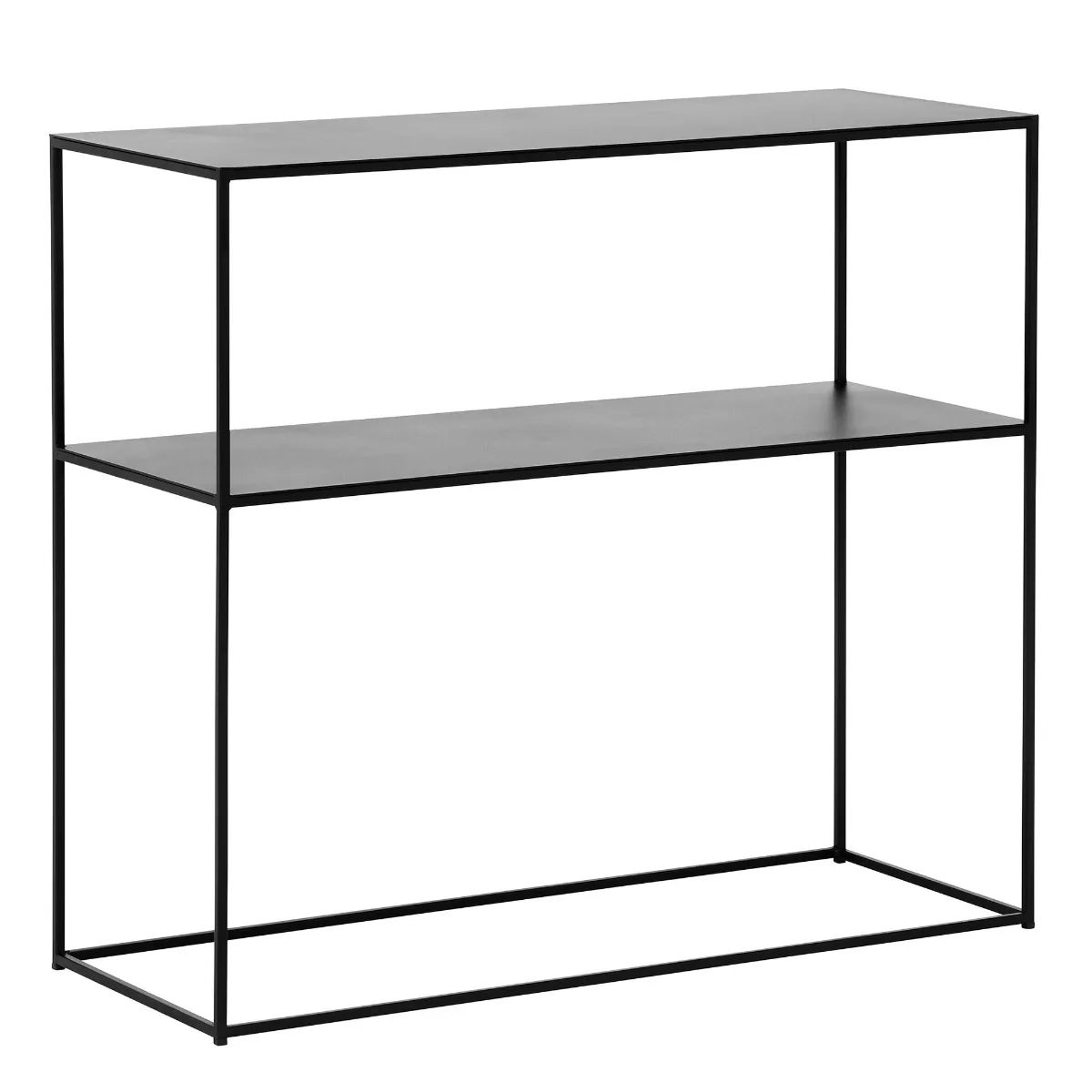 Kline Black Metal Console Table