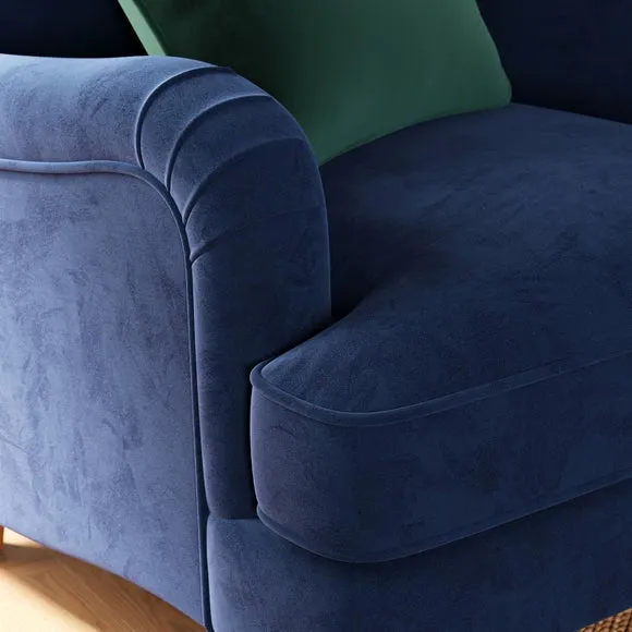 Beatrice II Matte Velvet Armchair 3