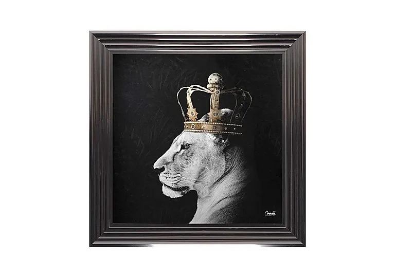 Lion Queen Framed Picture