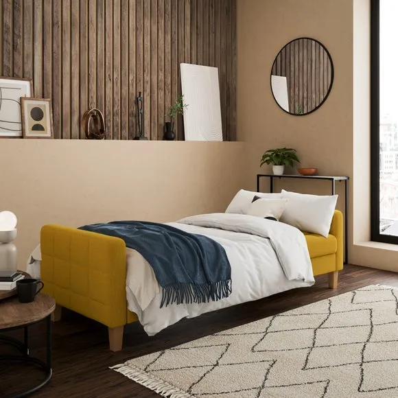 Harlow Flatweave Storage Double Sofa Bed 2