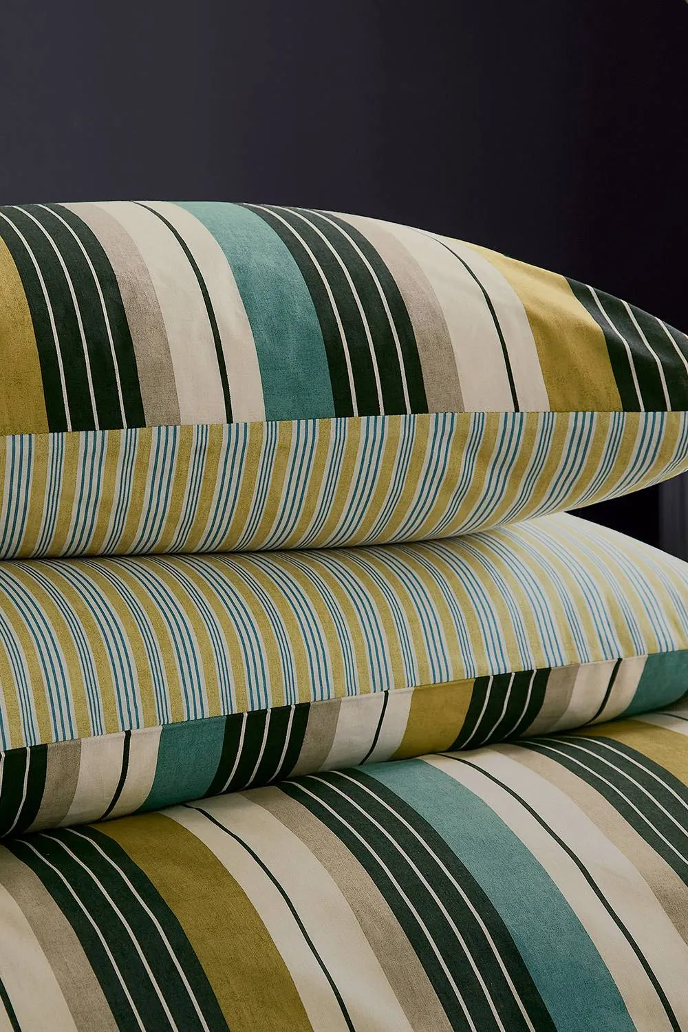 Helena Springfield 'Ari Stripe' Cotton Duvet Cover Set 5