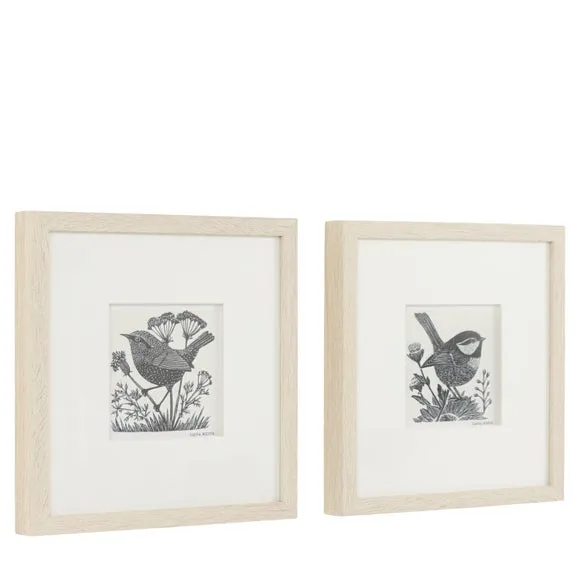 Cedar and Sage Set of 2 Winged Typography Framed Wall Art 3