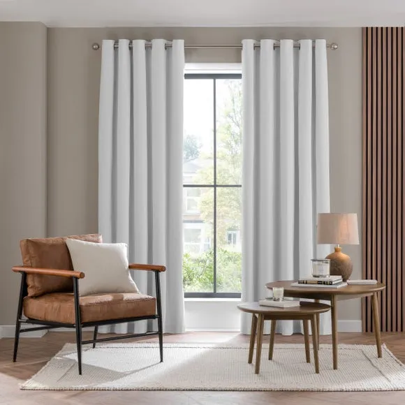 Luna Brushed Eyelet Curtains (Blackout Available) 2