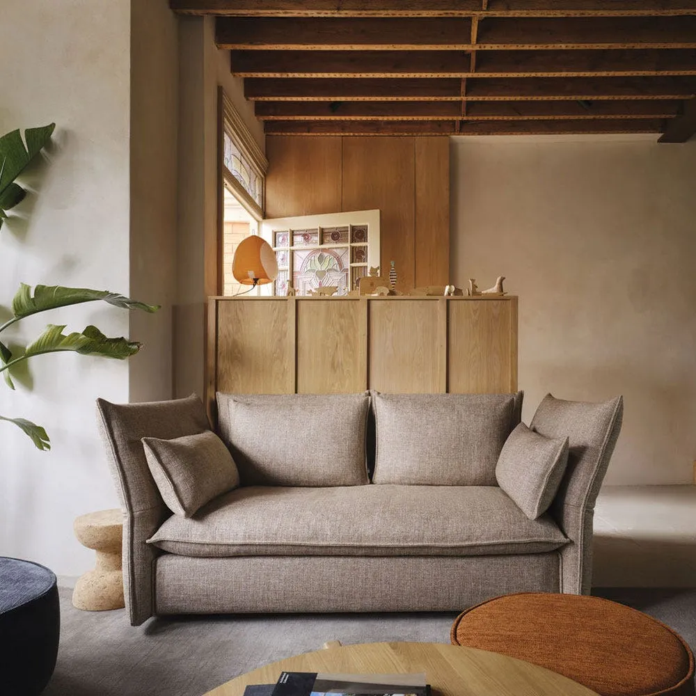 Vitra Mariposa 2 Seater in Iroko 08 Dark Grey 4