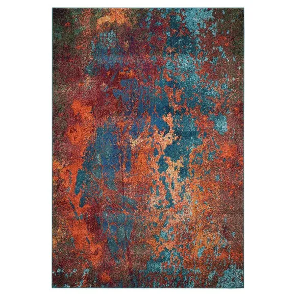Multi Coloured Celestial Atlantic Rug 2