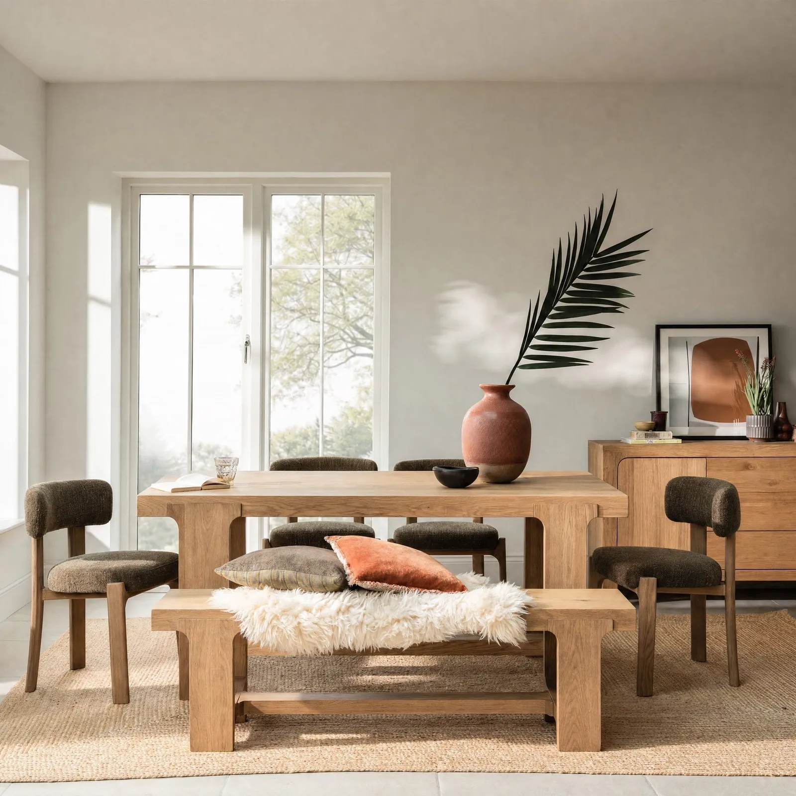 Wade 180Cm Dining Table, Neutral Wood | Barker & Stonehouse 2