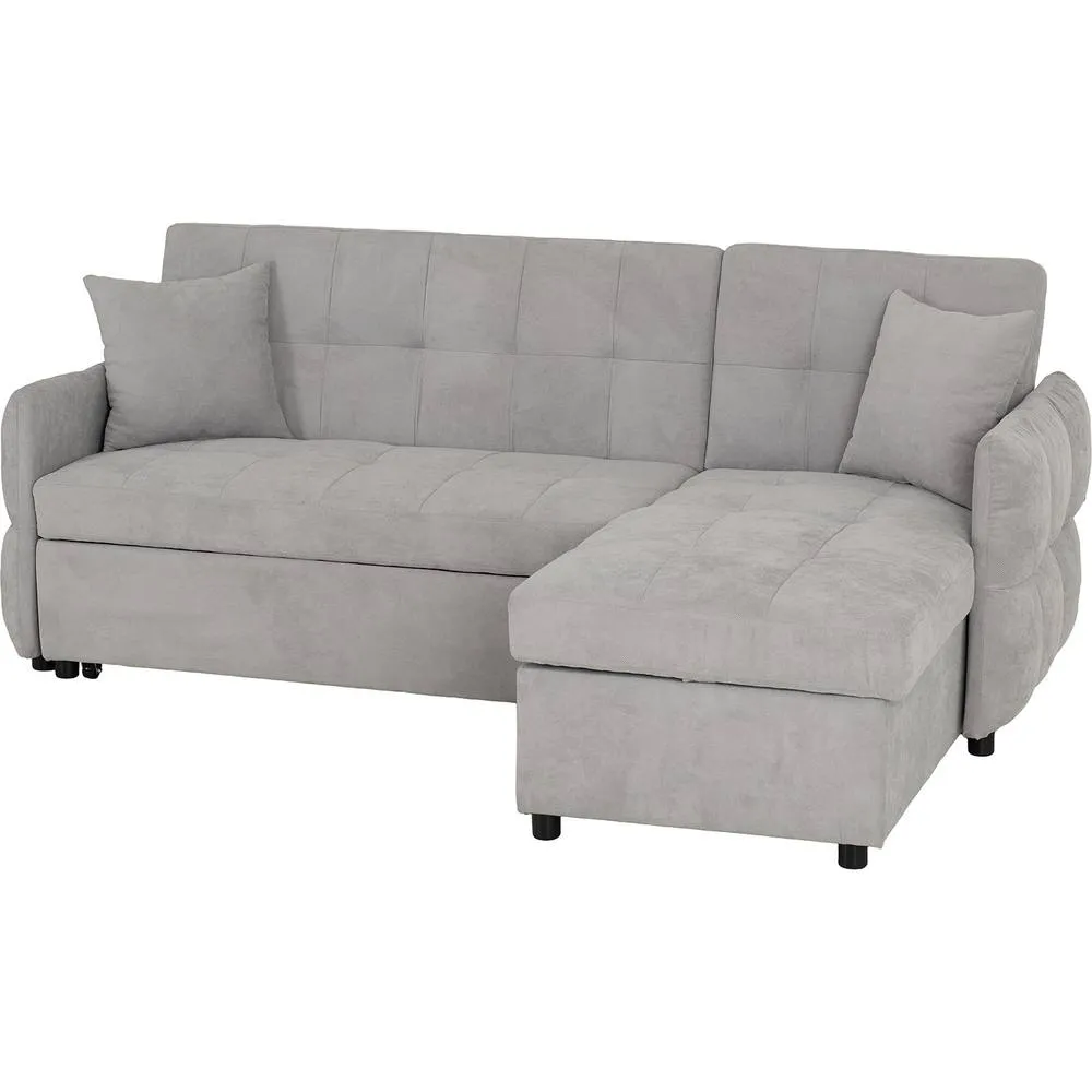 Seconique Chelsea Corner Sofa Bed in Light Grey 6