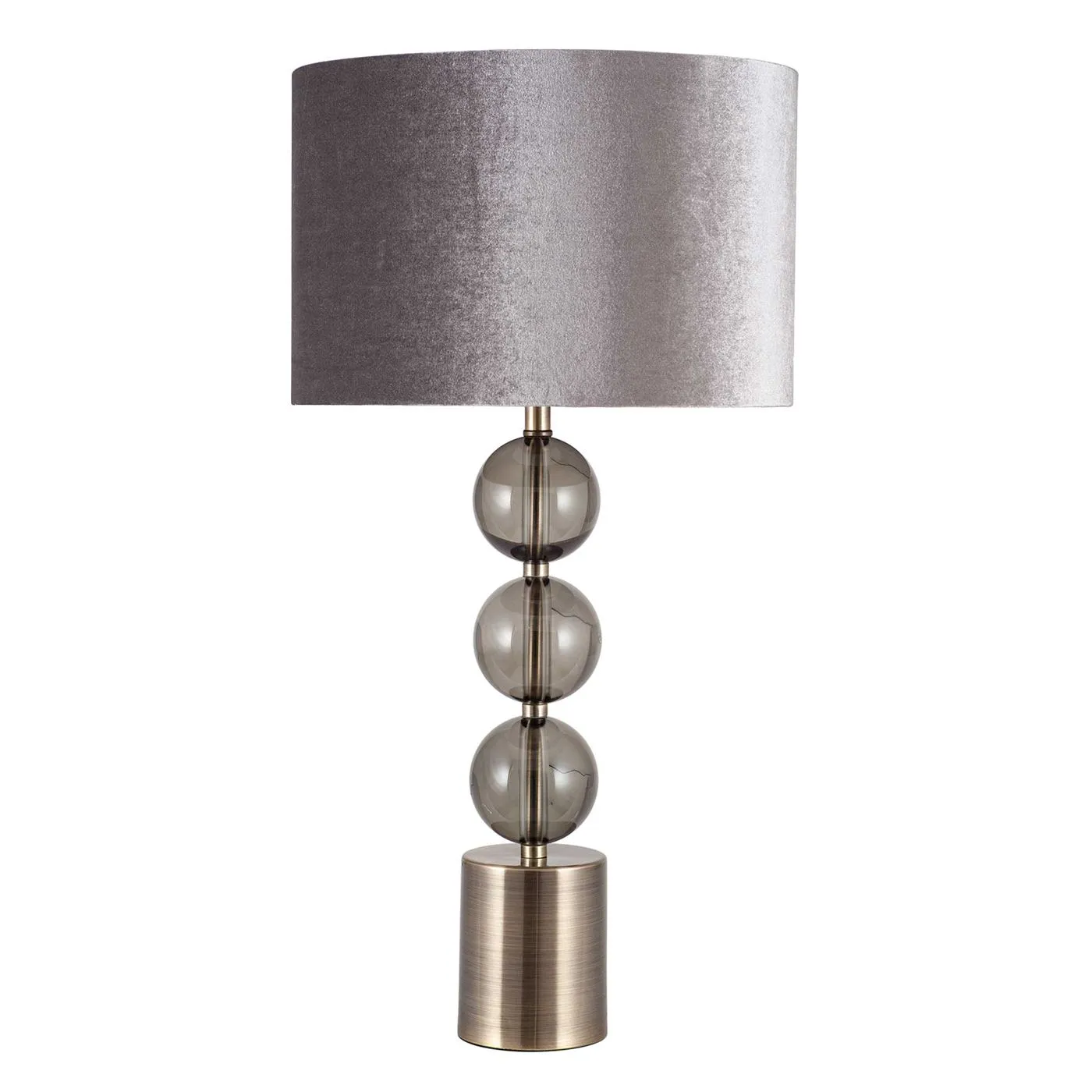 Smoke Glass Table Lamp