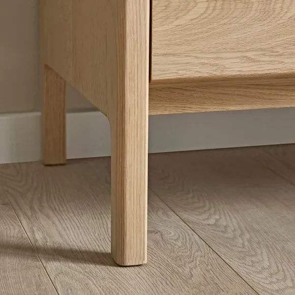 Elements Holmes 5 Drawer Chest, Oak 5