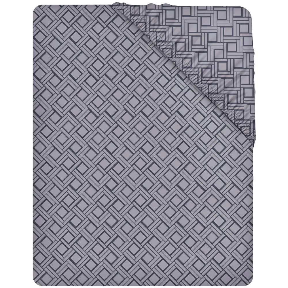 Grace Luxury Microfiber 40cm Extra Deep Pocket Fitted Sheets in Charcoal