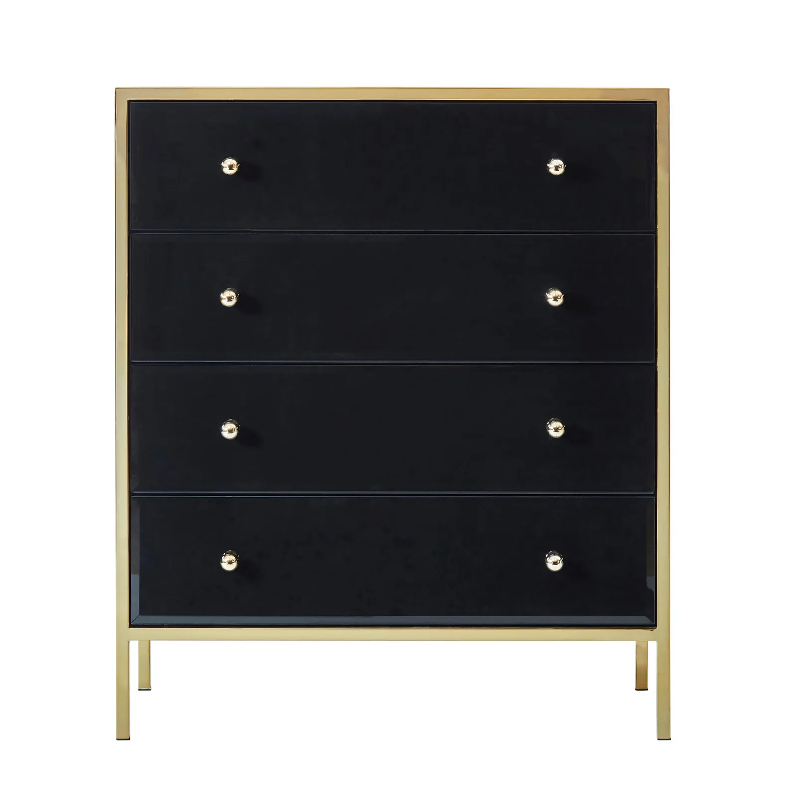 Fenwick 4 Drawer Chest Black