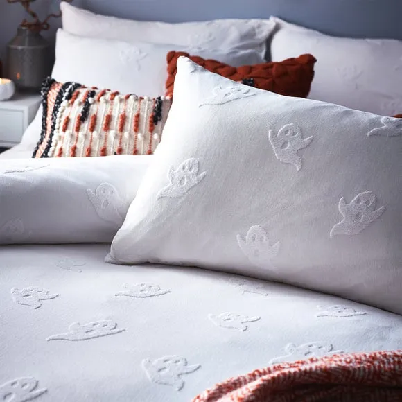 Yard Ghost Tufted 100% Cotton Duvet Cover and Pillowcase Set 2