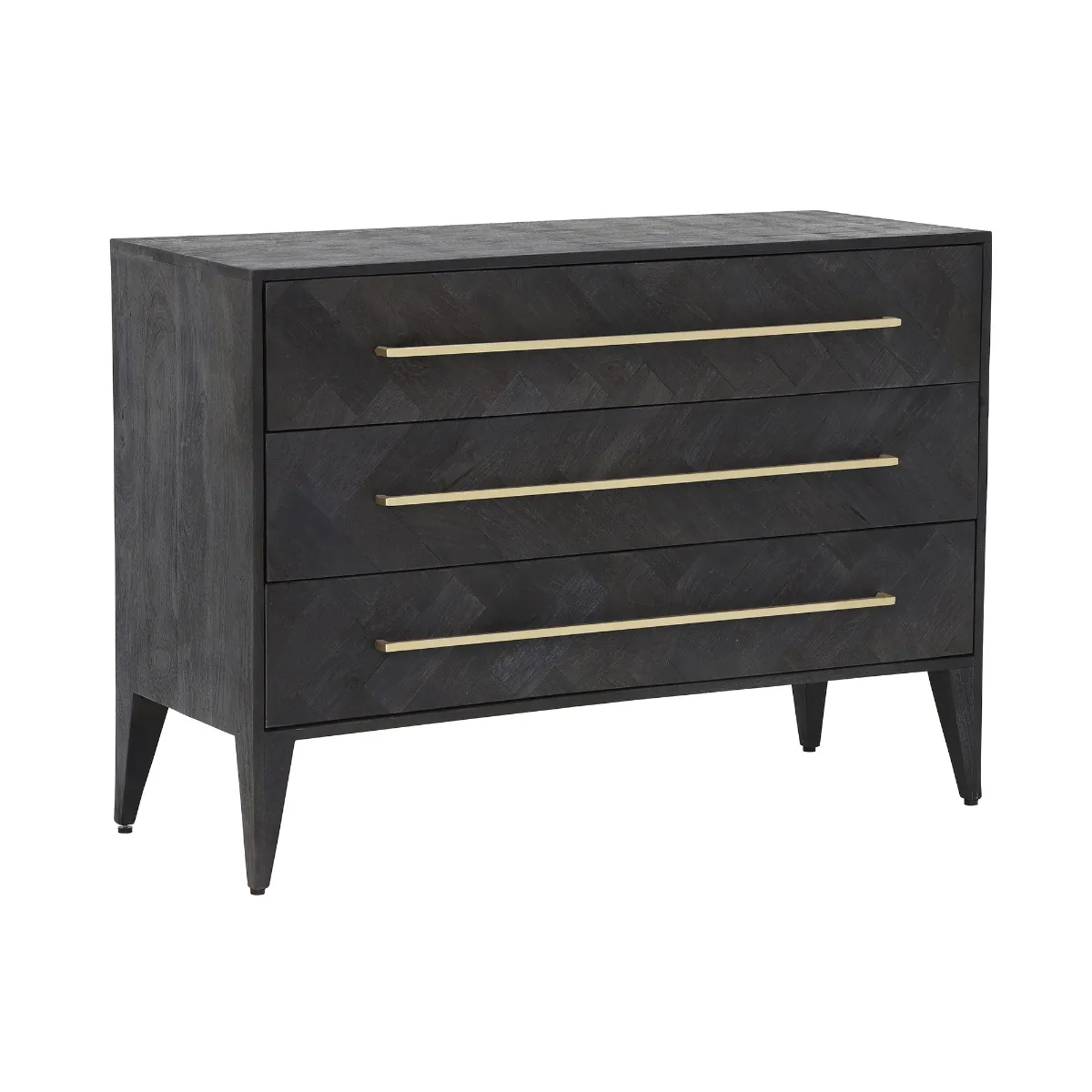 Onyx 3 Drawer Wide Chest