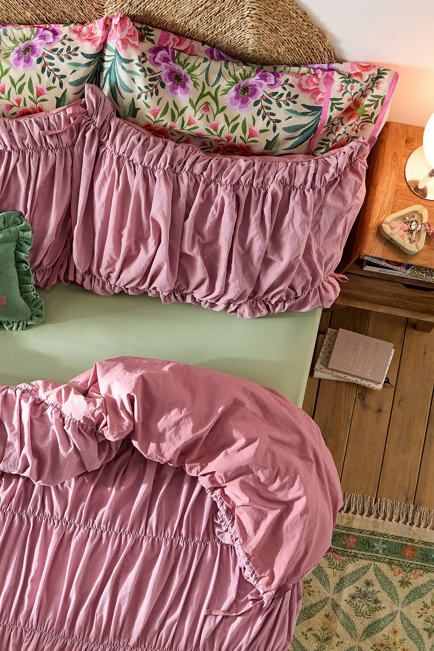 Cinched Duvet Set - Red Berry 3