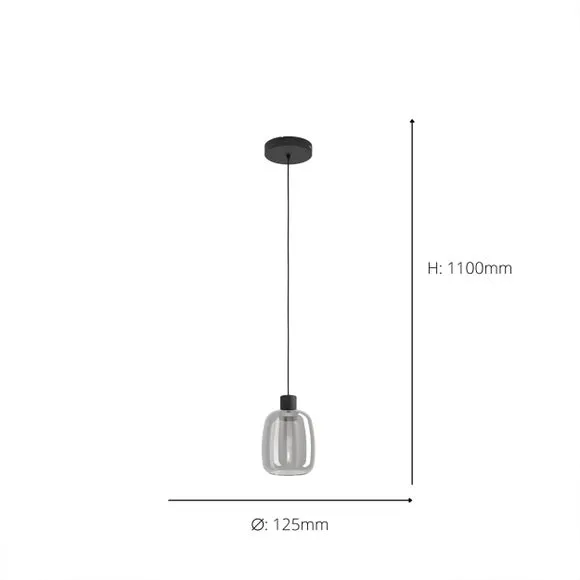 EGLO Molochio-Z Smart Colour Changing Adjustable Pendant Light 3