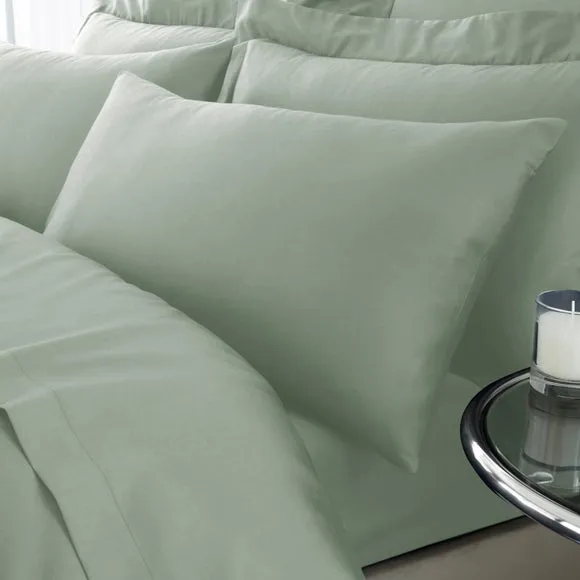 Hotel 230 Thread Count 100% Cotton Sateen Standard Pillowcase Pair