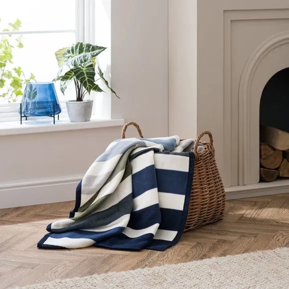 Sloane Striped Throw Blanket 4