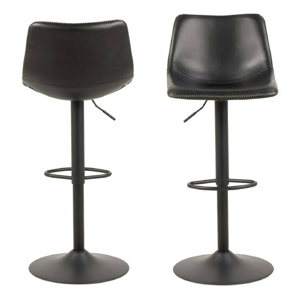 netfurniture Hampton Bar Stool in Black Price Per Stool 2