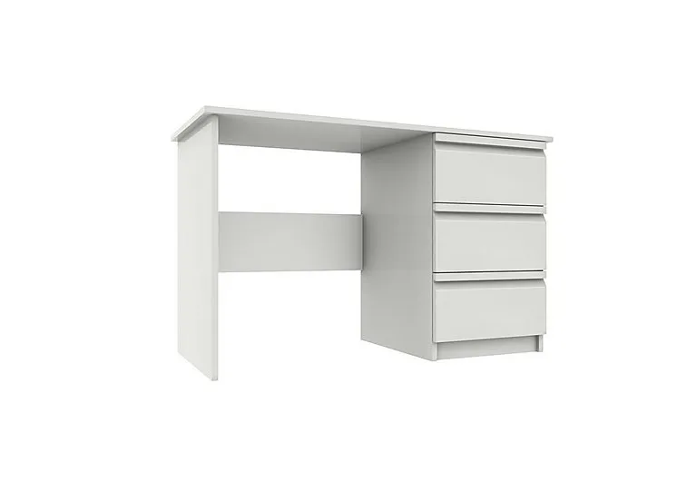 Kings Cross 3 Drawer Dressing Table - White