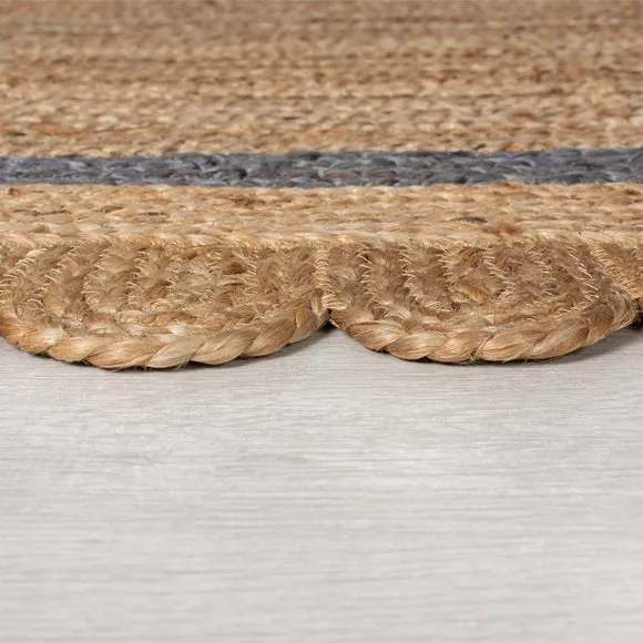 Grace Jute Scallop Round Rug 4