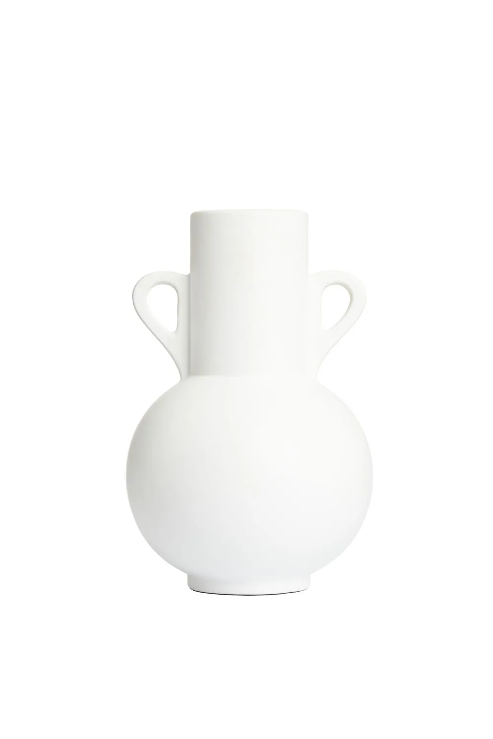 BHS Jug Ceramic Vase in White 2