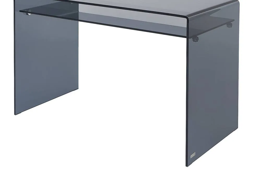 Vente-unique Desk - 1 Niche - Tempered Glass - Anthracite - STILEOS in Dark Grey 6