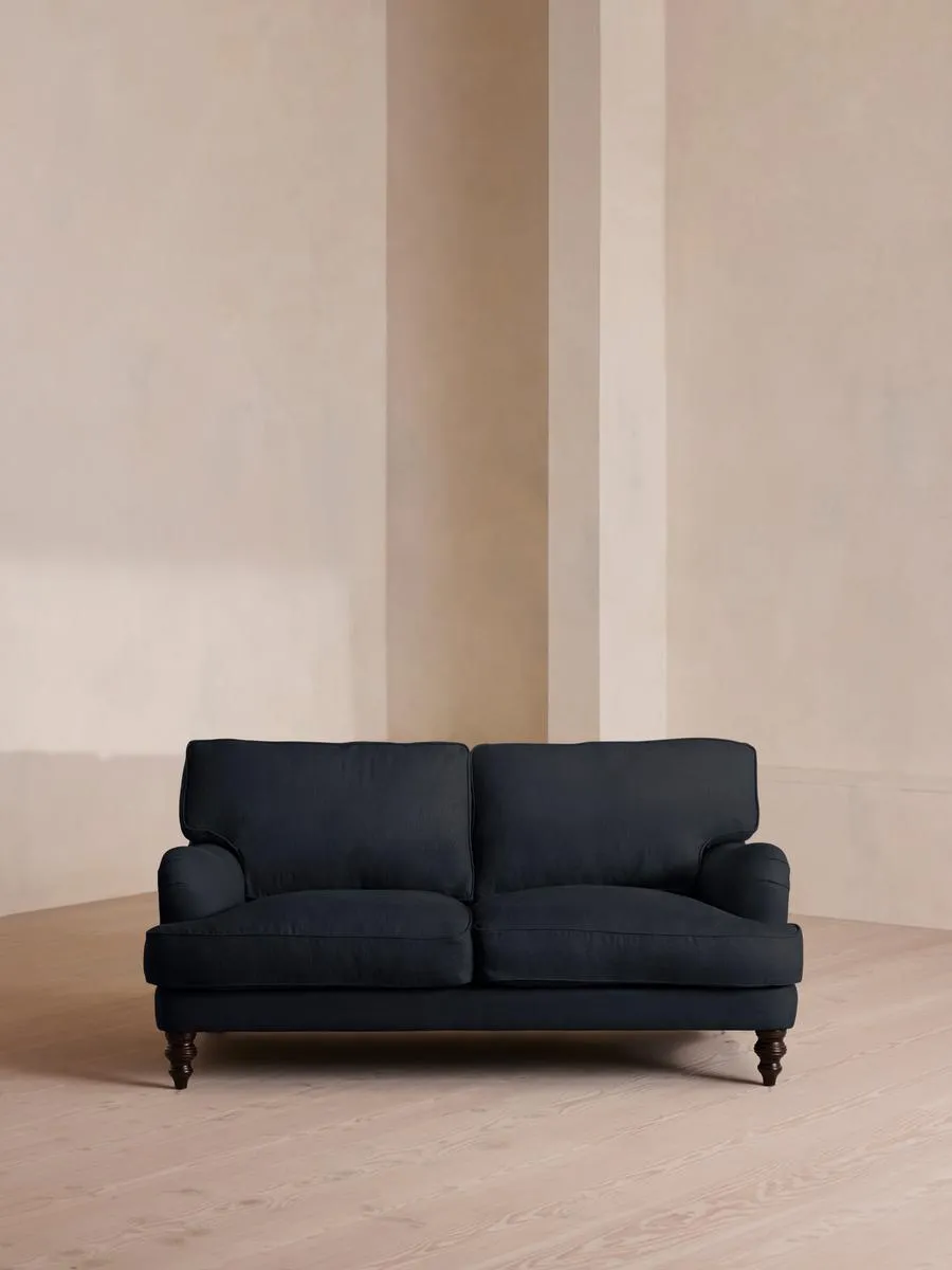 Arundel Two Seater, Sofa, Linen, Indigo