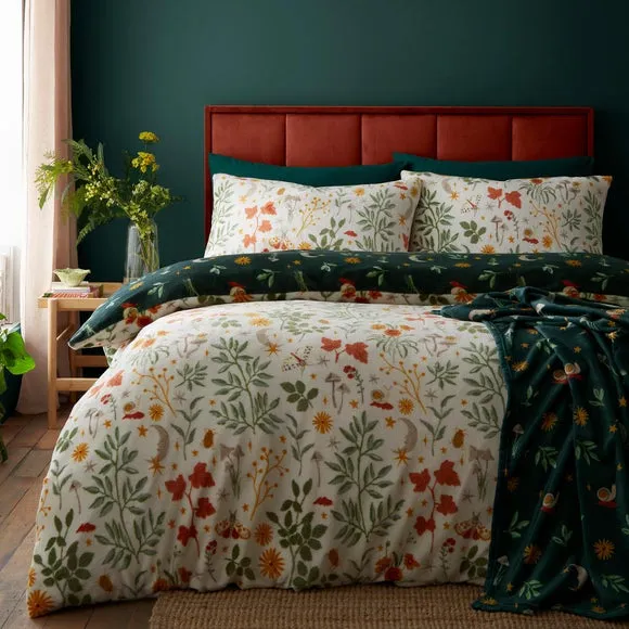 Fusion Botanical Mushrooms Duvet Cover & Pillowcase Set 5